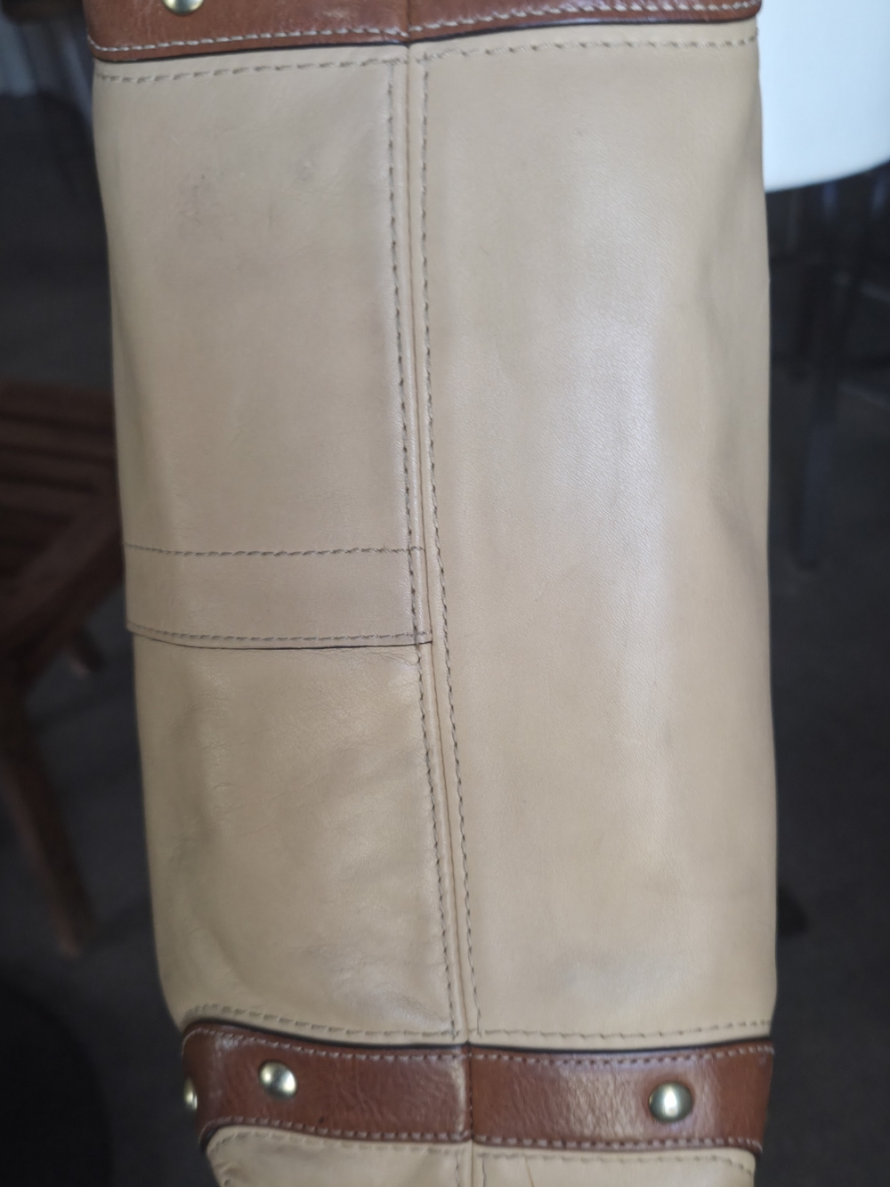 Coach Pebbled Leather Hobo Bag in Tan - Picture 3 of 14